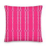 Albertine on Hot Pink Premium Decorative Throw Pillow Cushion, Pillow, $ 71.50, A Moment Of Now™